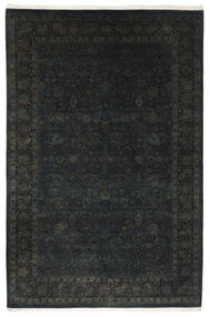  201X302 Keshan Indo Wool/Viscos Rug Wool, Carpetvista