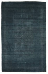 絨毯 ギャッベ Loribaft 149X227 ブラック (ウール, インド)