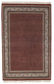 Mir Indisch Teppich 122X185 Schwarz/Braun Wolle, Indien Carpetvista