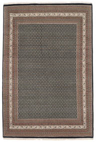 201X300 絨毯 オリエンタル Mir インド 茶色/ブラック (ウール, インド) Carpetvista