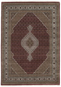  Orientalischer Täbriz Royal Teppich 250X351 Braun/Schwarz Großer Wolle, Indien Carpetvista