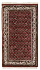 Mir Indisch Teppich 92X157 Schwarz/Braun Wolle, Indien Carpetvista