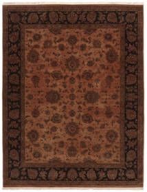 243X307 Keshan Indisch Wolle/Viscos Teppich Orientalischer (Wolle, Indien) Carpetvista