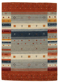 168X240 Loribaf Loom Rug Modern Dark Yellow/Dark Red (Wool, India) Carpetvista