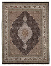 Täbriz Royal Teppich 241X309 Braun/Schwarz Wolle, Indien Carpetvista