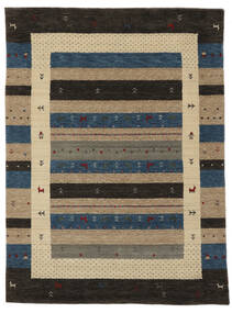 絨毯 Loribaf ルーム 180X240 ブラック/茶色 (ウール, インド)