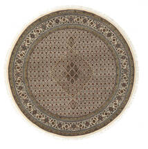  Ø 200 Dywan Tebriz Royal Orientalny Okrągły Brunatny/Czarny (Wełna, Indie) Carpetvista