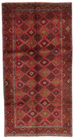 絨毯 オリエンタル バルーチ 161X301 ダークレッド/ブラック (ウール, ペルシャ/イラン)