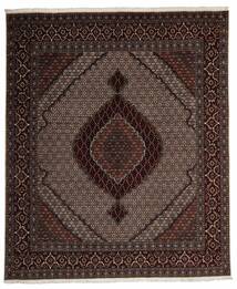 253X304 絨毯 タブリーズ 40 Raj オリエンタル ブラック/茶色 大きな (ウール, ペルシャ/イラン)