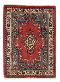 絨毯 ペルシャ サルーク 63X87 ダークレッド/ブラック (ウール, ペルシャ/イラン)
