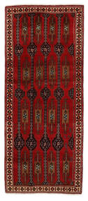 Beluch Matot Matto 112X258 Käytävämatto Tummanpunainen/Musta Villa, Persia/Iran Carpetvista