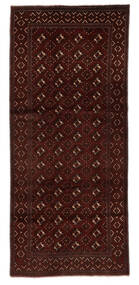 絨毯 ペルシャ バルーチ 123X278 廊下 カーペット ブラック/茶色 (ウール, ペルシャ/イラン)