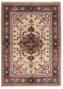 絨毯 アルデビル Sherkat 151X208 茶色/ダークレッド (ウール, ペルシャ/イラン)