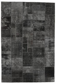 200X297 Tapis Patchwork - Persien/Iran Moderne Noir/Gris Foncé (Laine, Perse/Iran) Carpetvista
