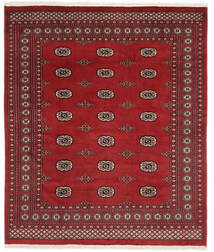 198X234 Dywan Pakistański Bucharski 2Ply Orientalny Ciemnoczerwony/Czarny (Wełna, Pakistan ) Carpetvista