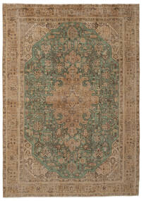 244X343 Colored Vintage - Persien/Iran Tæppe Moderne Brun/Mørkegrøn (Uld, Persien/Iran) Carpetvista