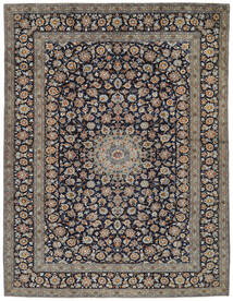 315X405 絨毯 オリエンタル カシャン Fine 茶色/ブラック 大きな (ウール, ペルシャ/イラン) Carpetvista