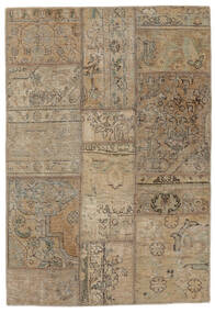 Patchwork - Persien/Iran Teppich 102X150 Braun/Orange Wolle, Persien/Iran Carpetvista