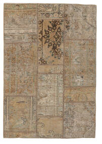 104X153 Patchwork - Persien/Iran Rug Modern Brown/Orange (Wool, Persia/Iran) Carpetvista