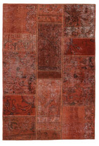  Persialainen Patchwork - Persien/Iran 104X157 Tummanpunainen/Musta Carpetvista