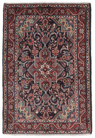  Jozan Rug 67X97 Persian Wool Black/Dark Red Small Carpetvista