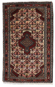  Oriental Asadabad Rug 62X98 Black/Brown Wool, Persia/Iran Carpetvista