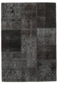  Persialainen Patchwork - Persien/Iran 104X151 Musta/Tummanharmaa Carpetvista