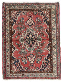  Orientalsk Asadabad Teppe 80X103 Mørk Rød/Svart Ull, Persia/Iran Carpetvista