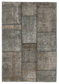  Patchwork - Persien/Iran 106X157 ペルシャ ウール 絨毯 ダークイエロー/茶色 小 Carpetvista