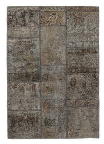 Patchwork - Persien/Iran Teppich 105X152 Braun/Schwarz Wolle, Persien/Iran Carpetvista