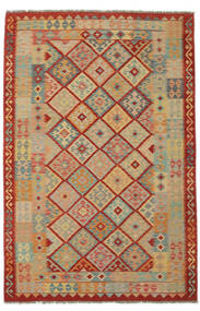  Kilim Afgán Old Style 169X253 Gyapjúszőnyeg Barna/Sötétpiros Carpetvista