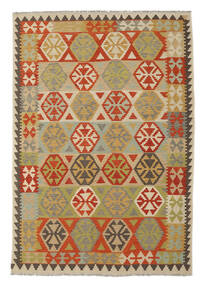 Kelim Afghan Old Style Vloerkleed 179X257 Bruin/Beige Wol, Afghanistan Carpetvista