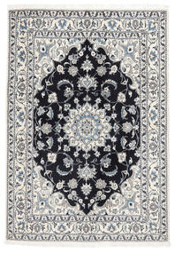  Persischer Nain Teppich 165X230 Dunkelgrau/Grau (Wolle, Persien/Iran)