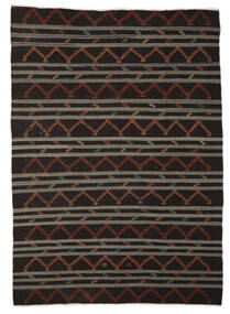  Kilim Vintage Rug 260X355 Vintage Persian Wool Black/Brown Large Carpetvista