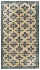 絨毯 Colored Vintage - Persien/Iran 117X208 ブラック/ダークグリーン (ウール, ペルシャ/イラン)