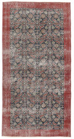 絨毯 Colored Vintage - Persien/Iran 111X220 茶色/ダークレッド (ウール, ペルシャ/イラン)