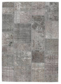Tapete Persa Patchwork - Persien/Iran 140X200 Cinza Escuro/Castanho (Lã, Pérsia/Irão)