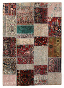  Patchwork - Persien/Iran 141X200 Persian Wool Rug Brown/Black Small Carpetvista