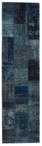  82X307 Patchwork - Persien/Iran Runner
 Rug Black/Dark Blue Persia/Iran Carpetvista