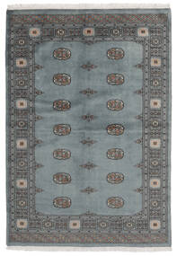 139X201 絨毯 オリエンタル パキスタン ブハラ 3Ply ダークグレー/ダークターコイズ (ウール, パキスタン) Carpetvista