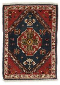  Oriental Qashqai Fine Rug 62X85 Black/Dark Red Wool, Persia/Iran Carpetvista