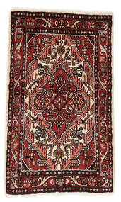  61X100 Medallion Small Asadabad Rug Wool, Carpetvista