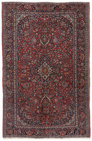  Persian Keshan Fine Rug 131X202 Black/Dark Red Carpetvista