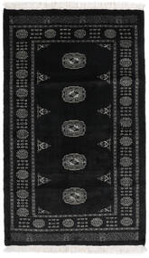  Pakistan Bokhara 3Ply Rug 92X152 Wool Black/Dark Grey Small Carpetvista