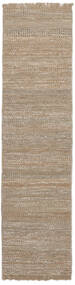 Sahara Jute インドア/アウトドア用ラグ 80X300 小 茶色 単色 細長 ジュートラグ 絨毯