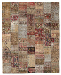 Patchwork - Persien/Iran Rug 252X310 Brown/Orange Large Wool, Persia/Iran Carpetvista