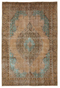 Colored Vintage - Persien/Iran Rug 222X327 Brown/Black Wool, Persia/Iran Carpetvista