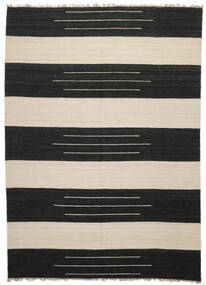 Billie Jute Indoor/Outdoor Rug 250X350 Large Black/Off White Striped