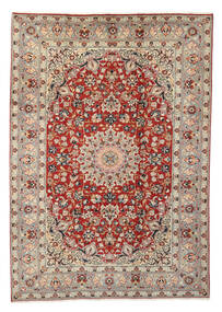 Najafabad Rug 202X285 Brown/Dark Red Wool, Persia/Iran Carpetvista