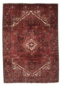  Heriz Rug 200X282 Persian Wool Dark Red/Black Carpetvista